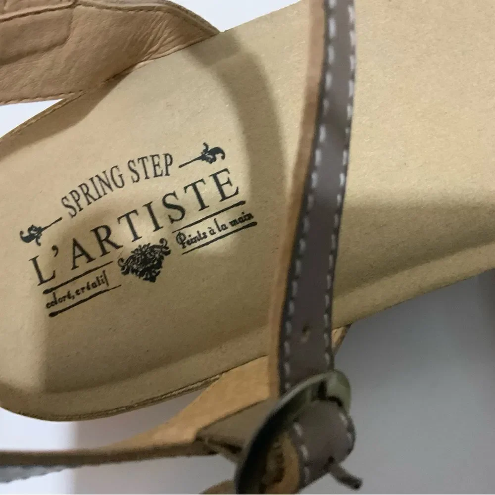 NWOT L’Artiste Leather Shoes AAHNA  flower cutout design size 42 (10.5 /11) - Picture 12 of 16